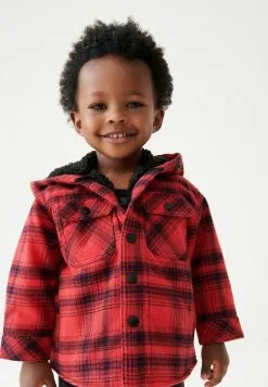 Next BORG HOODED - Übergangsjacke - Red