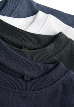 Next 4 PACK - T-Shirt Basic - Blues -Oberbekleidung Verkäufe 2833cbebdfae418d9cadcfd0fea66aa0
