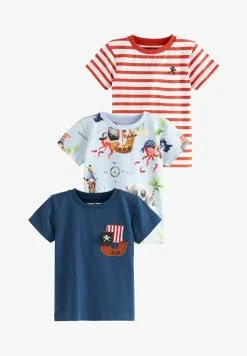 Next SHORT SLEEVE CHARACTER 3 PACK - T-Shirt Print - Red/blue Pirate -Oberbekleidung Verkäufe 286bbb9080cf45a89380968da7af6cbd 1