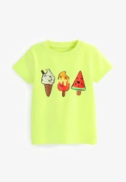 Next SHORT SLEEVE CHARACTER - T-Shirt Print - Yellow Ice Cream