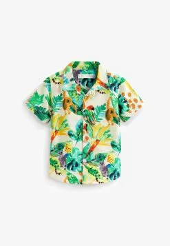 Next PRINTED SHORT SLEEVE STANDARD - Hemd - White Green Jungle 11 Next PRINTED SHORT SLEEVE STANDARD - Hemd - White Green Jungle -Oberbekleidung Verkäufe 2b1894f03a4b439f8b1a9baeb747ff58 1
