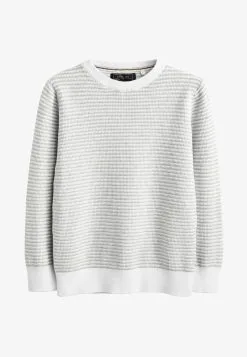 Next TEXTURED STANDARD - Strickpullover - Grey -Oberbekleidung Verkäufe 2ce272d024444e278d1b8ba1aa488814 1