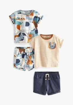 Next 4 PIECE SET - Shorts - Blue Dog -Oberbekleidung Verkäufe 2d4b68edbcc54b00a365e57da71cc841