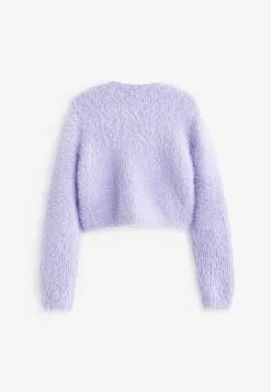 Next SPARKLE FLUFFY SHRUG - Strickjacke - Purple -Oberbekleidung Verkäufe 2fd4e4a1c53144459fc4d6fd105fe290