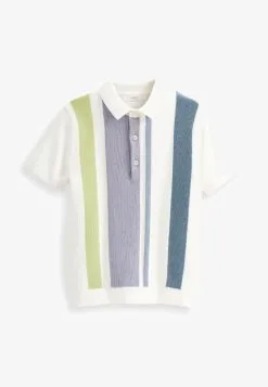 Next SHORT SLEEVE COLOURBLOCK - Poloshirt - Blue/pink