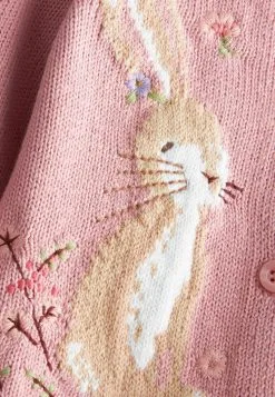 Next BUNNY FRILL - Strickjacke - Pink -Oberbekleidung Verkäufe 3209abe002aa420b8ace5640c1c319ea