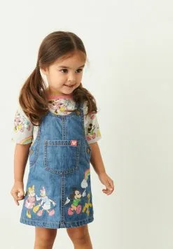 Next MICKEY MOUSE & FRIENDS PINAFORE SET STANDARD - Latzhose - Blue Denim -Oberbekleidung Verkäufe 3307c8db7cc145afbec3a2a53e471f8b