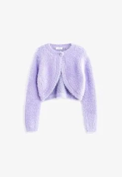 Next SPARKLE FLUFFY SHRUG - Strickjacke - Purple -Oberbekleidung Verkäufe 3329e66c0ba8444aa5179a013575fb1e