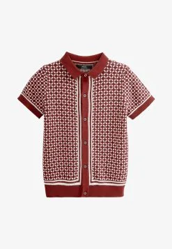 Next SHORT SLEEVE BUTTON THROUGH STANDARD - Strickjacke - Navy -Oberbekleidung Verkäufe 3681c81a52cd4782828a7ba91e98bda3