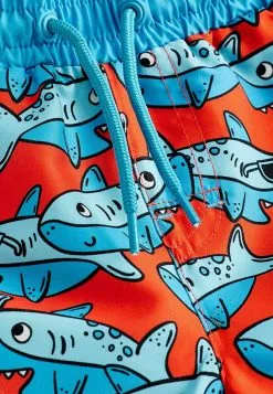 Next Badeshorts - Blue Orange Sharks -Oberbekleidung Verkäufe 36c253c2055c4cceba1792bcb36e8f46