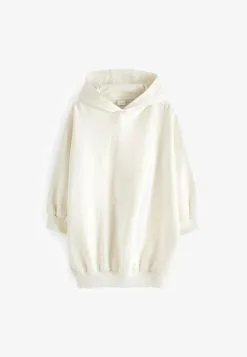 Next LONGLINE - Kapuzenpullover - Ecru White