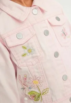Next EMBROIDERED BUNNY - Jeansjacke - Pink -Oberbekleidung Verkäufe 37e7ef3656494c7cad293b9af0788a5f