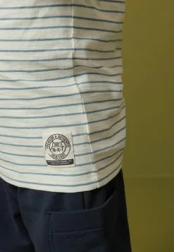 Next SHORT SLEEVE HENLEY AND SET STANDARD - Shorts - Blue White Stripe -Oberbekleidung Verkäufe 39e0df6d794349bfb75e4e4b81a0f385