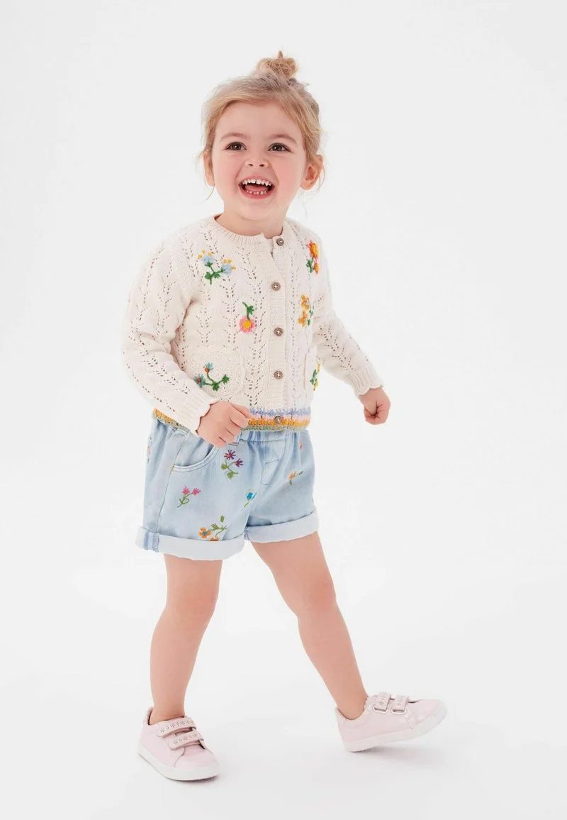 Next FLORAL EMBROIDERED - Strickjacke - Cream 3 Next FLORAL EMBROIDERED - Strickjacke - Cream