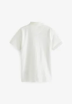 Next SHORT SLEEVE ZIP NECK - Poloshirt - White Blue Vertical Stripe -Oberbekleidung Verkäufe 3e6785dd6d794c219d309df5647444e7