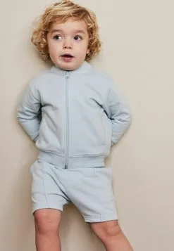 Next LETTER AND SET - Sweatjacke - Mineral Blue