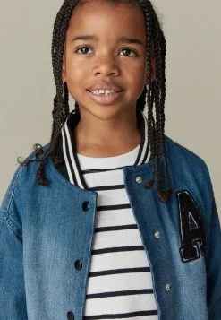 Next VARSITY - Jeansjacke - Mid Blue -Oberbekleidung Verkäufe 3f523e71a936408abc151fe55212778e