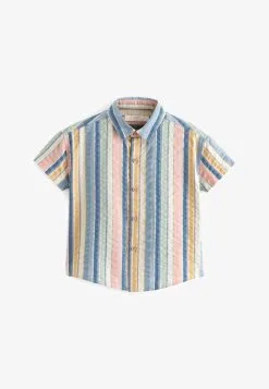 Next SHORT SLEEVE VERTICAL STRIPE - Hemd - Rainbow -Oberbekleidung Verkäufe 40ee7059390d4b74800629c1b9c2249d