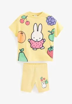 Next SHORT SLEEVE AND CYCLING SET STANDARD - Shorts - Yellow -Oberbekleidung Verkäufe 42f3a4220cc84eeaa51272019a731840