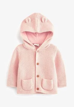 Next EAR HOODED STANDARD - Strickjacke - Pale Pink