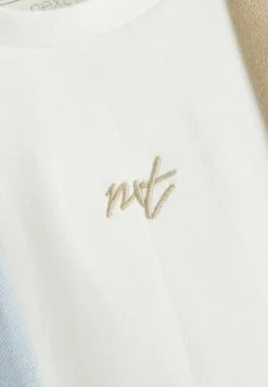 Next SHORT SLEEVE COLOURBLOCK - T-Shirt Print - Blue/white -Oberbekleidung Verkäufe 49d8d6e43eb442688b37a7417366ebd9