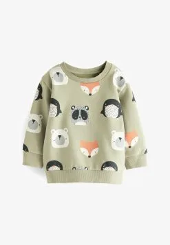 Next CHARACTER LONG SLEEVE - Sweatshirt - Light Green Woodland -Oberbekleidung Verkäufe 4ae6f4aae7a14fe6b9acda87e4015c80