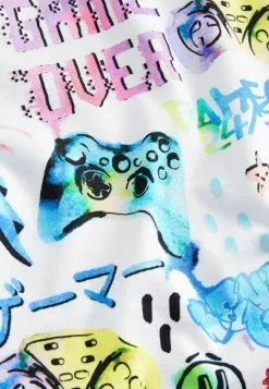 Next ALL OVER SHORT SLEEVE - T-Shirt Print - White -Oberbekleidung Verkäufe 4b63f2983f0743c799ed324278a381ee