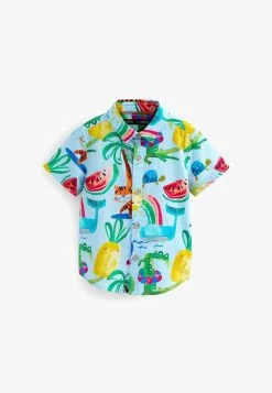 Next PRINTED SHORT SLEEVE STANDARD - Hemd - White Green Jungle 12 Next PRINTED SHORT SLEEVE STANDARD - Hemd - White Green Jungle -Oberbekleidung Verkäufe 4cb10597de3143ed95d058b40e08b6b9 1