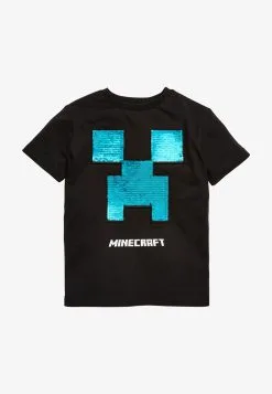 Next MINECRAFT SEQUIN T-SHIRT - T-Shirt Print - Black 12 Next MINECRAFT SEQUIN T-SHIRT - T-Shirt Print - Black -Oberbekleidung Verkäufe 4e46b3aa34a549aa86ae86ebdf7e5737 1