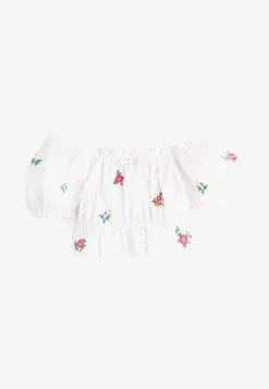 Next RUCHED STANDARD - Bluse - White Embroidered 11 Next RUCHED STANDARD - Bluse - White Embroidered -Oberbekleidung Verkäufe 5066374cb6cc430fa350614534d9ab47 1
