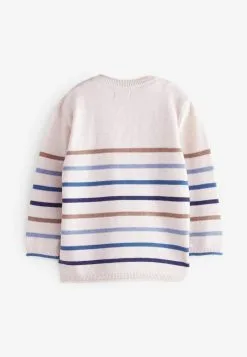 Next HENLEY BUTTON NECK STANDARD - Strickpullover - Natural -Oberbekleidung Verkäufe 50a77e05930d472e8b5c64a09509d54a