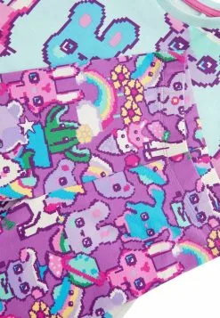 Next SET STANDARD - Leggings - Hosen - Light Blue Pixel Character -Oberbekleidung Verkäufe 50b3cb20cd8443c0b5fdb7791c37183c