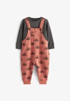 Next ALL OVER PRINTED AND LONG SLEEVE SET STANDARD - Jumpsuit - Rust Brown Sunshine -Oberbekleidung Verkäufe 5199ceacd63a4b55829d1162c3aec775 1