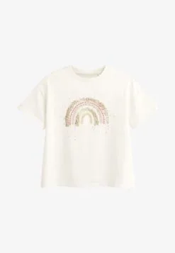 Next SEQUIN RAINBOW FRILL SLEEVE STANDARD - T-Shirt Print - Blue -Oberbekleidung Verkäufe 52a2737e3b2240ad840558c32e7efcec 2