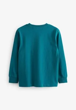 Next DINOSAUR LONG SLEEVE - Langarmshirt - Blue -Oberbekleidung Verkäufe 539522bc2fcd4ecfa8c2a89258472f4f