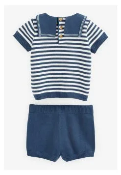 Next 2PC AND COLLAR SET STANDARD - Shorts - Navy White -Oberbekleidung Verkäufe 549adce1f33047e59d85c57e80ee16ca