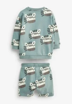 Next ALL OVER PRINT AND SET - Sweatshirt - Blue Zebra -Oberbekleidung Verkäufe 55e711d2ee6842448deeda49da51805b