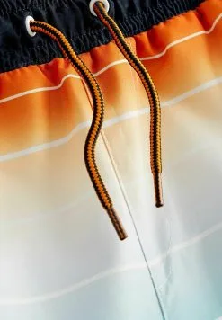 Next STANDARD - Badeshorts - Blue Orange Stripe -Oberbekleidung Verkäufe 58088637a3ad447e926507ca998db78b