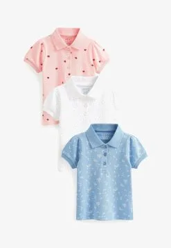 Next 3 PACK STANDARD - Poloshirt - Pink Blue -Oberbekleidung Verkäufe 59fa40a2f0134a7e93ca0eae42d1a449 1