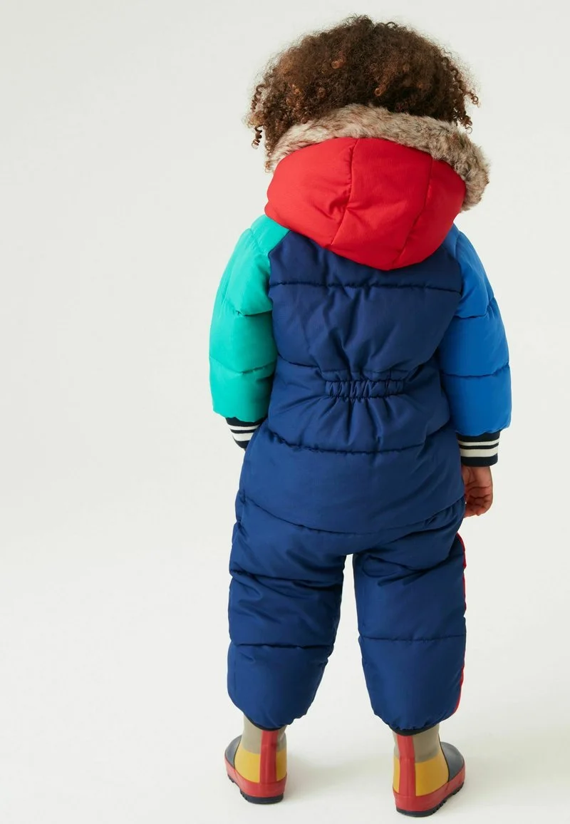 Next Schneeanzug - Navy Blue Colourblock 4 Next Schneeanzug - Navy Blue Colourblock – Bild 2