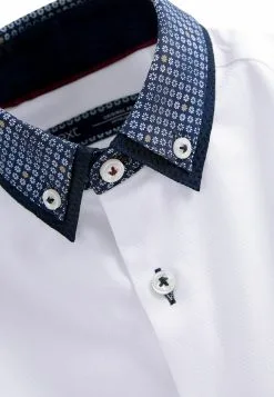 Next SHORT SLEEVE WITH GEO PRINT COLLAR STANDARD - Hemd - White -Oberbekleidung Verkäufe 5cf0ed8d5cf0427fbb4ca87b9ca540d1