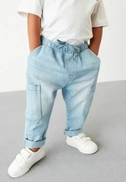 Next UTILITY - Jeans Tapered Fit - Light Blue Denim