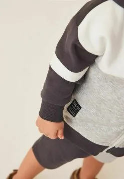 Next SET STANDARD - Sweatjacke - Black White Grey -Oberbekleidung Verkäufe 5edf9d869e674593b90aeebb872ce119