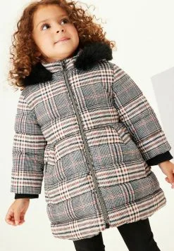 Next SHOWER RESISTANT PRINTED CHECK STANDARD - Wintermantel - Black -Oberbekleidung Verkäufe 636041782c954fbf966a1374f54b2b17