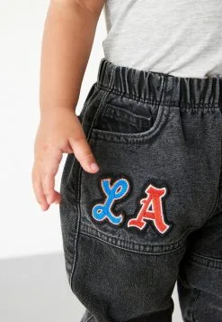 Next UTILITY - Jeans Tapered Fit - Black La Badge -Oberbekleidung Verkäufe 64364ddb00bf40af984c2fff00b92eb5