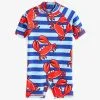Next SUNSAFE ALL IN ONE STANDARD - Badeanzug - Blue Stripe Crabs 2 Next SUNSAFE ALL IN ONE STANDARD - Badeanzug - Blue Stripe Crabs -Oberbekleidung Verkäufe 655d2ab8c43d421ca4041f1693a00e9e 1