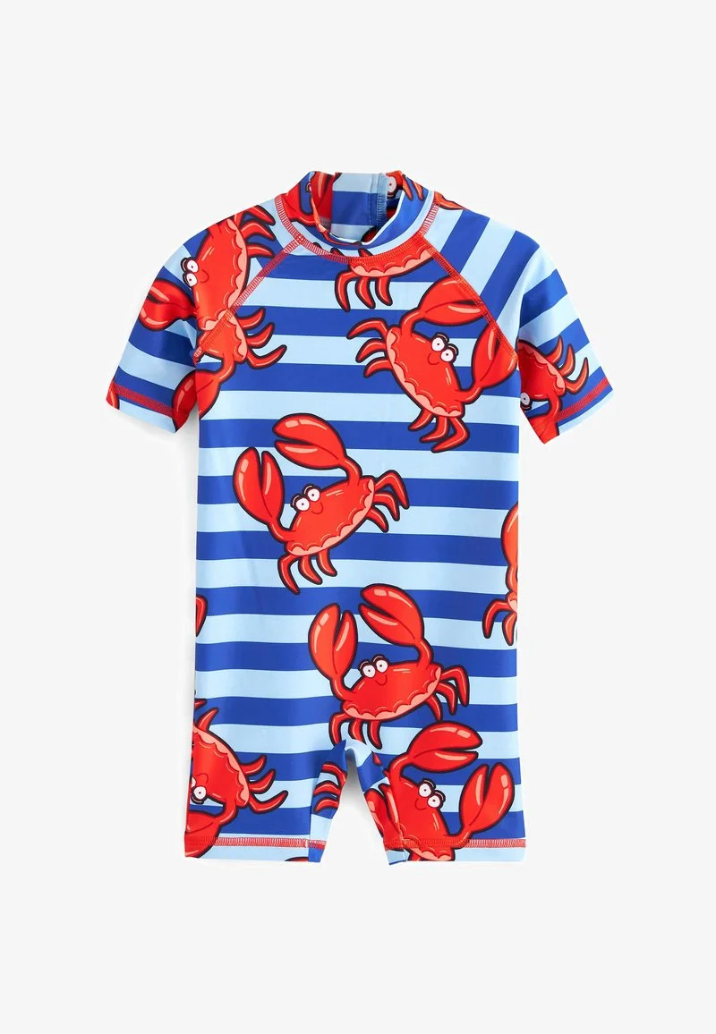 Next SUNSAFE ALL IN ONE STANDARD - Badeanzug - Blue Stripe Crabs 3 Next SUNSAFE ALL IN ONE STANDARD - Badeanzug - Blue Stripe Crabs