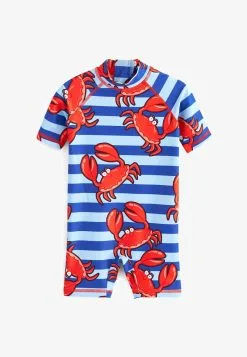 Next SUNSAFE ALL IN ONE STANDARD - Badeanzug - Blue Stripe Crabs 11 Next SUNSAFE ALL IN ONE STANDARD - Badeanzug - Blue Stripe Crabs -Oberbekleidung Verkäufe 655d2ab8c43d421ca4041f1693a00e9e 2