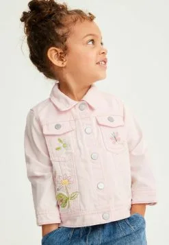 Next EMBROIDERED BUNNY - Jeansjacke - Pink