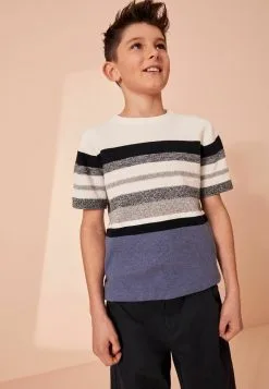 Next STANDARD - T-Shirt Print - Blue White